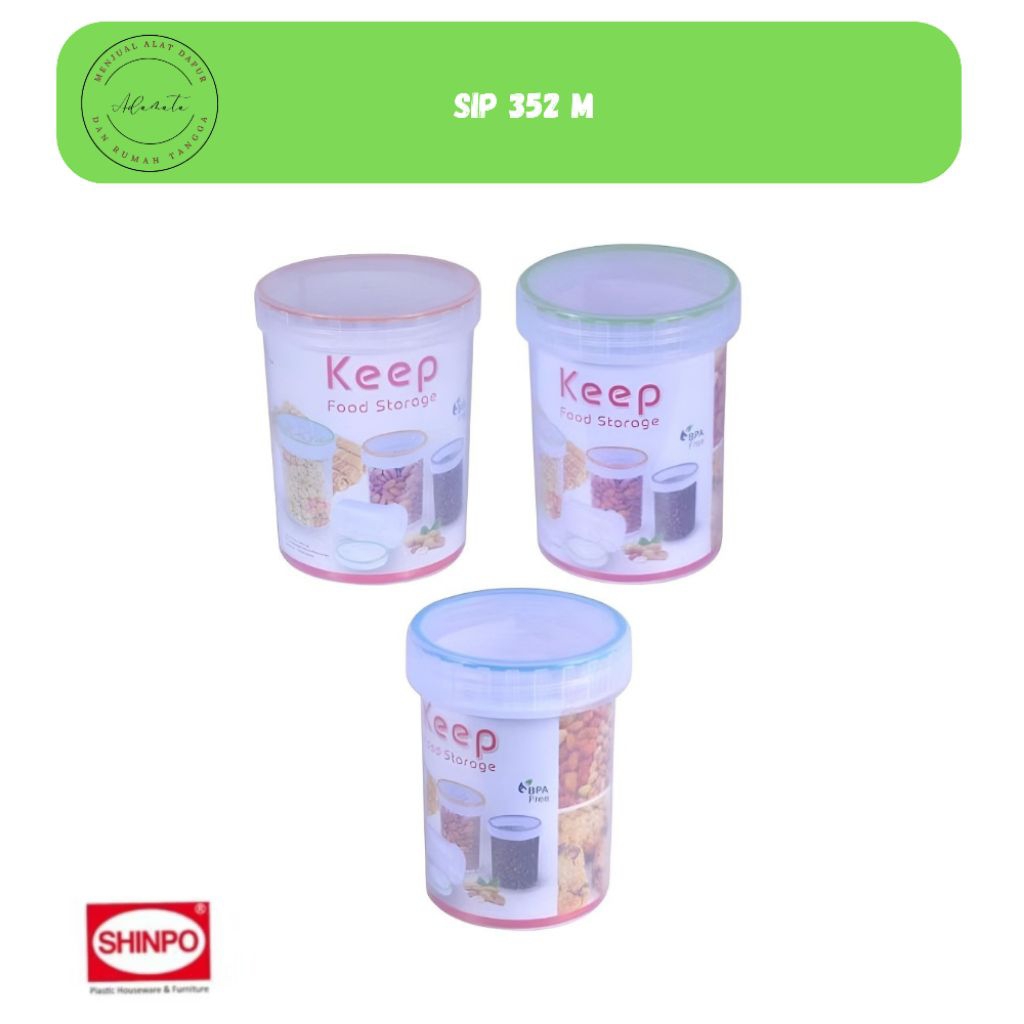 Toples Bulat Toples Putar Shinpo SIP 352-M