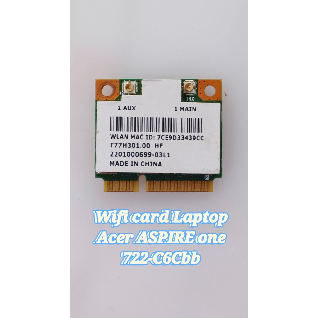 Wifi card Laptop Acer ASPIRE one 722
