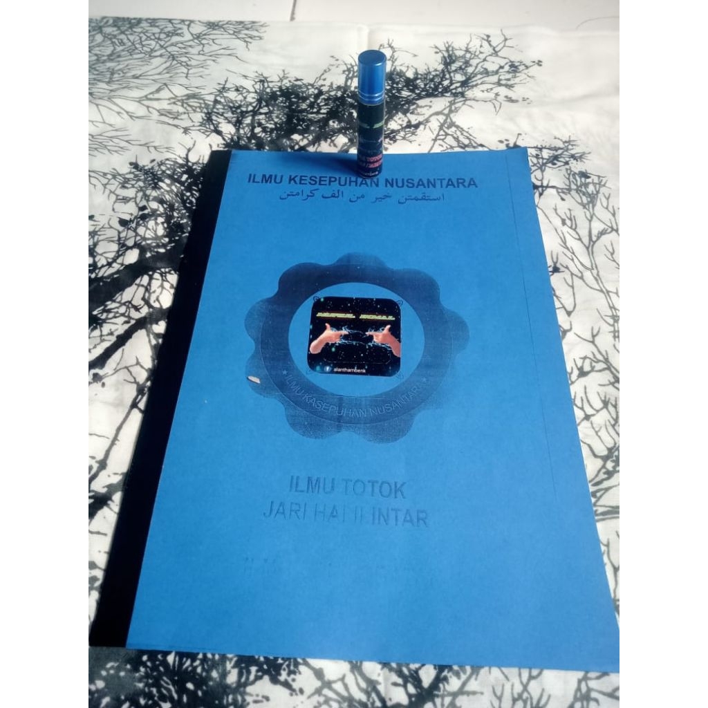 buku ijazah jari petir atau totok halilintar bonus minyak totok syaraf[promo]