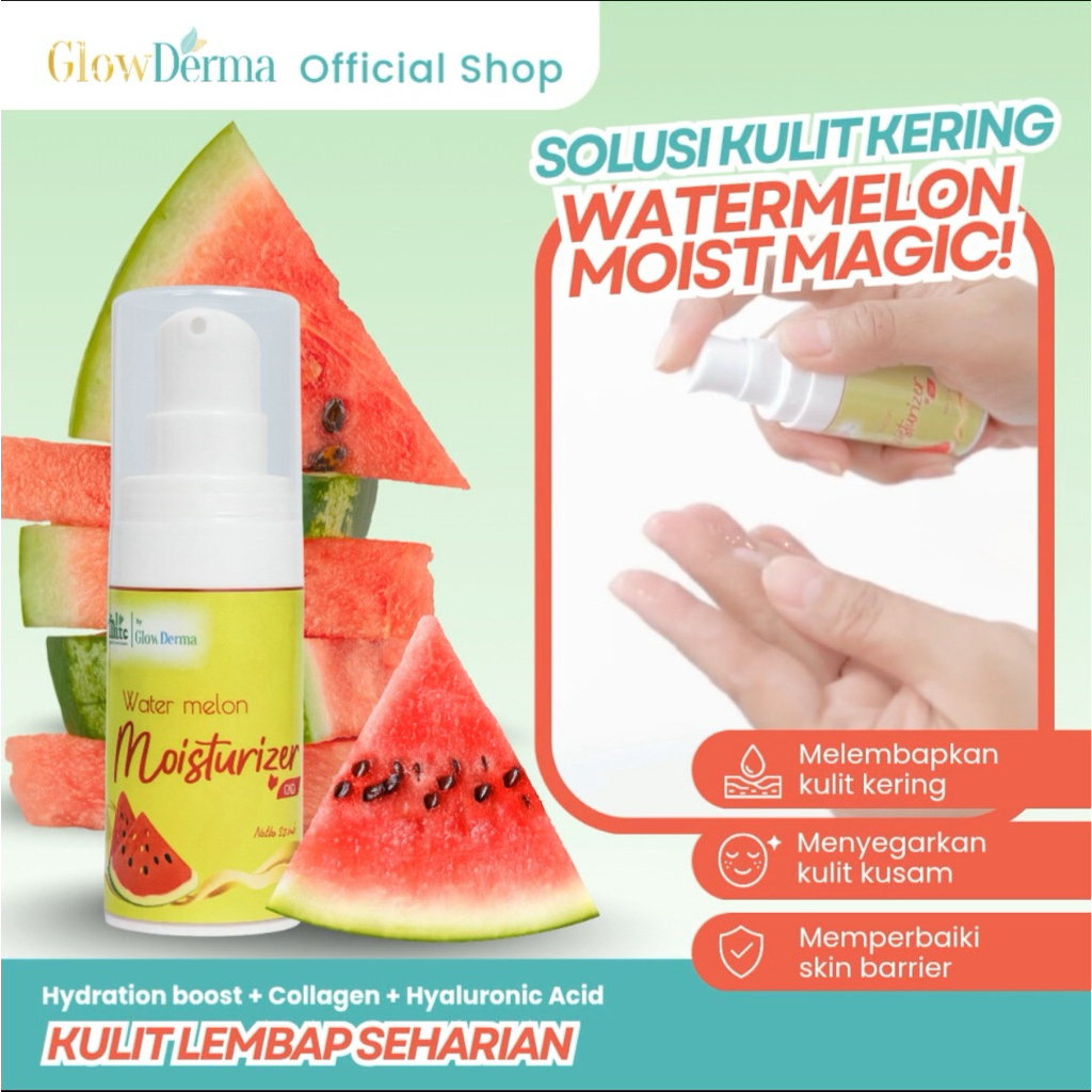 GDSC Pelembap Wajah Kulit Kering Watermelon Soothing Gel Moisturizer |Glowderma Skin Care