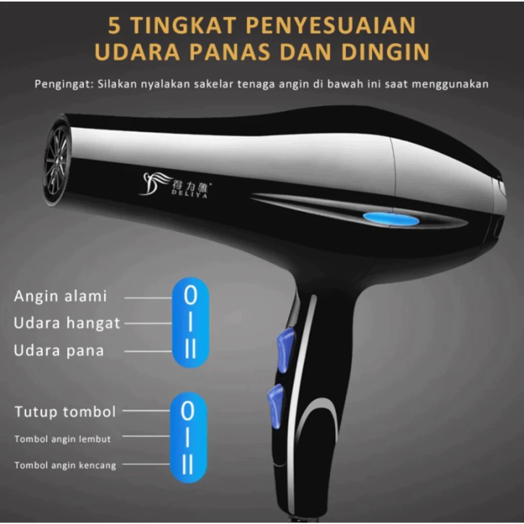 HOT DEALS NEW Hair Dryer Blow Dryer Profesional / Alat Perawatan Rambut Hair Dryer Blow Dryer With