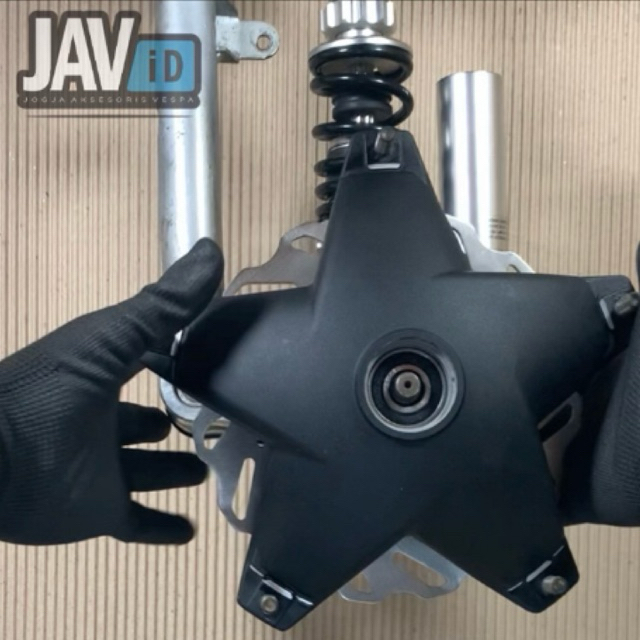 Cakram Vespa Fork Kaki 2 Bintang  / Cakram Vespa Skyper GScooter untuk PX Series Excel AS Besar Ring