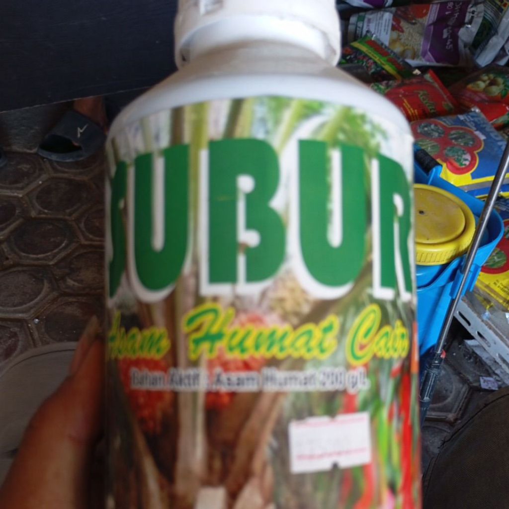 SUBURIN Asam Humat Cair  500 ML – Pupuk Organik Cair Penyubur Tanah & Tanaman | Asam Humat 200 g/L