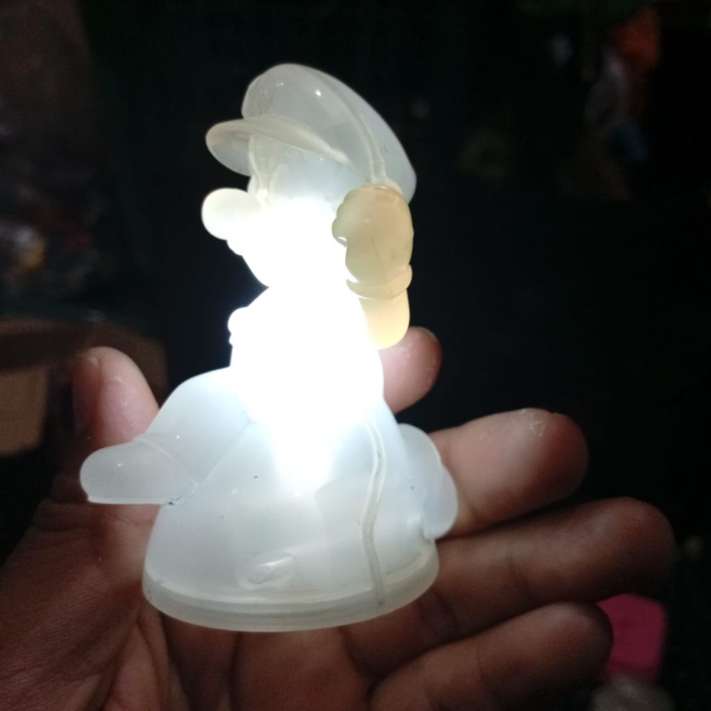 happy meal toys mario Bros light on
