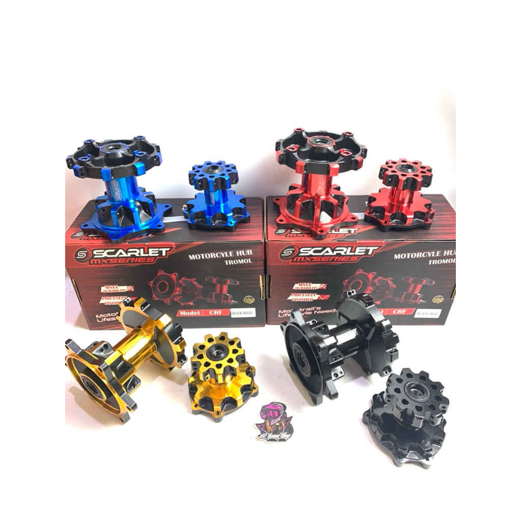 Tromol Depan Belakang Crf 150l Plus Ruji Scarlet Original Tromol Crf 150 Scarlet Double Bearing