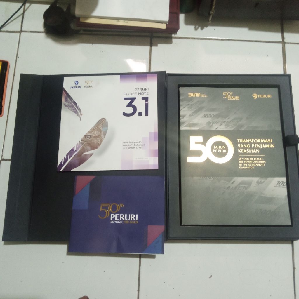 Kertas Uang Peruri Testnote 3.1 Elang Jawa +Perangko+Buku