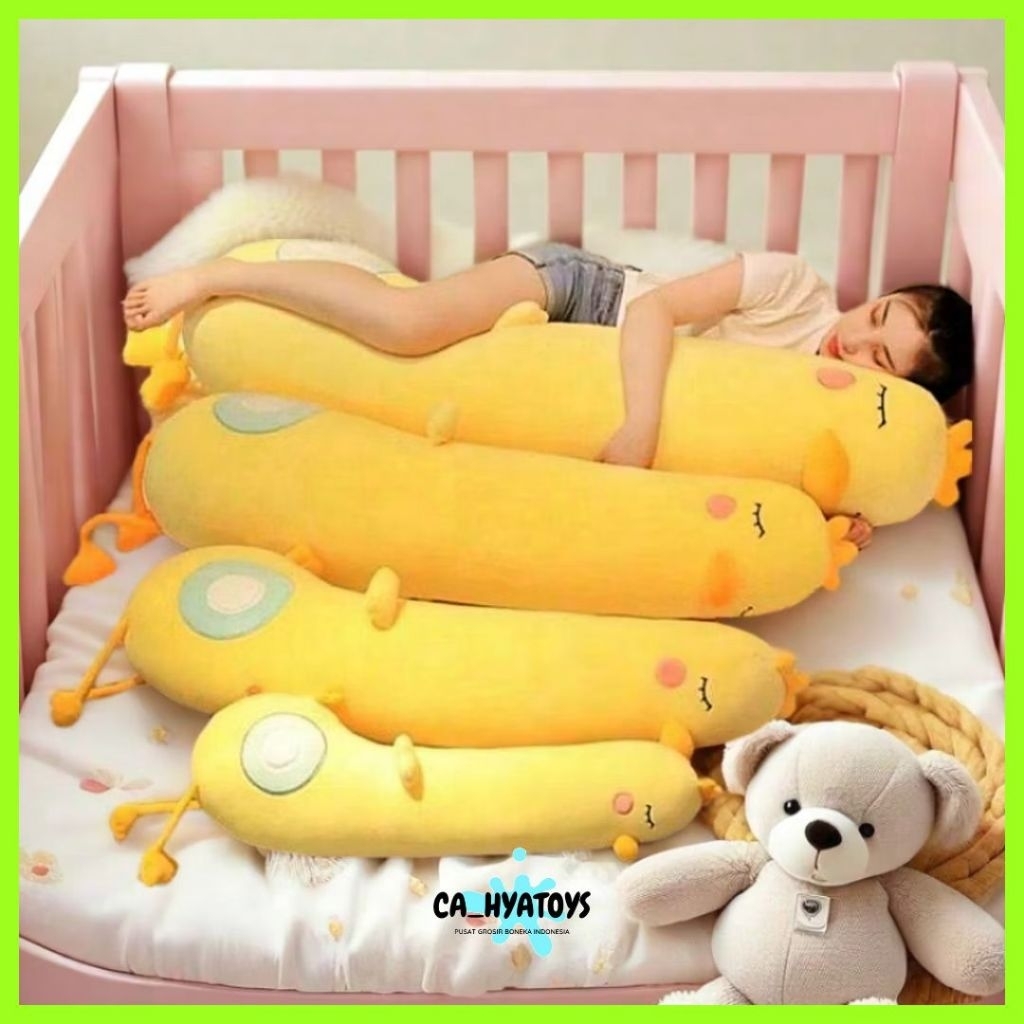 Boneka Guling Karakter Ayam bobo Lucu dan Imut Ukuran 70cm cocok untuk guling tidur
