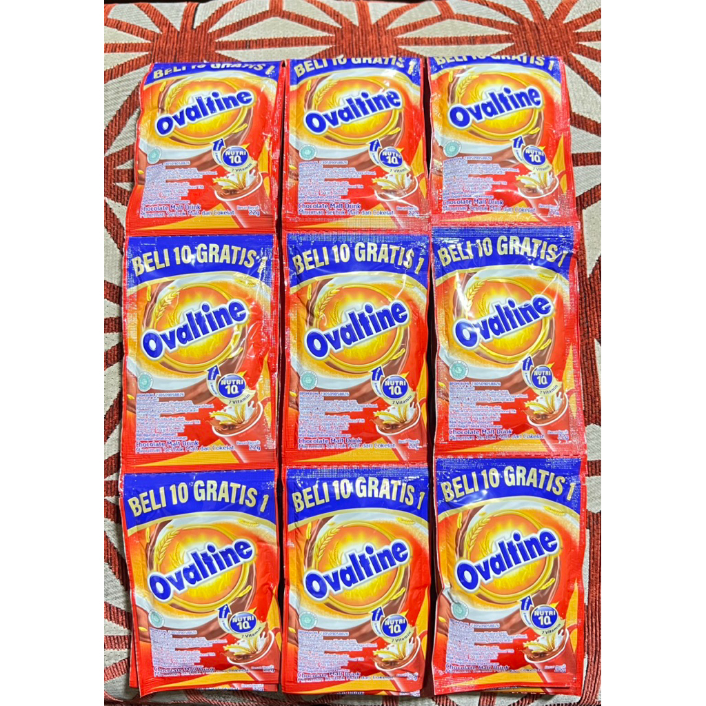 Ovaltine Cokelat Malt Drink Sachet Isi 11 - 22g