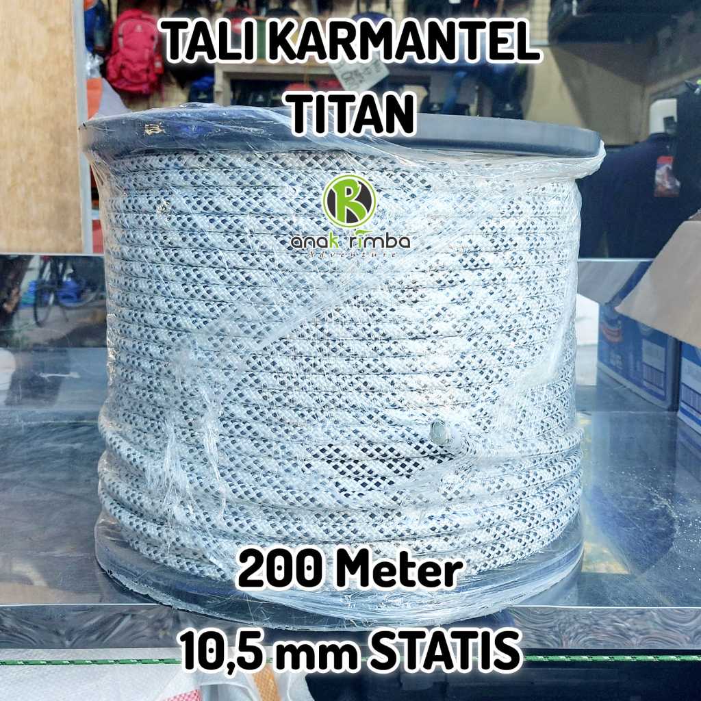 KARMANTEL TITAN 10,5 MM ROPE KARMANTEL STATIS CARNMANTLE STATIS