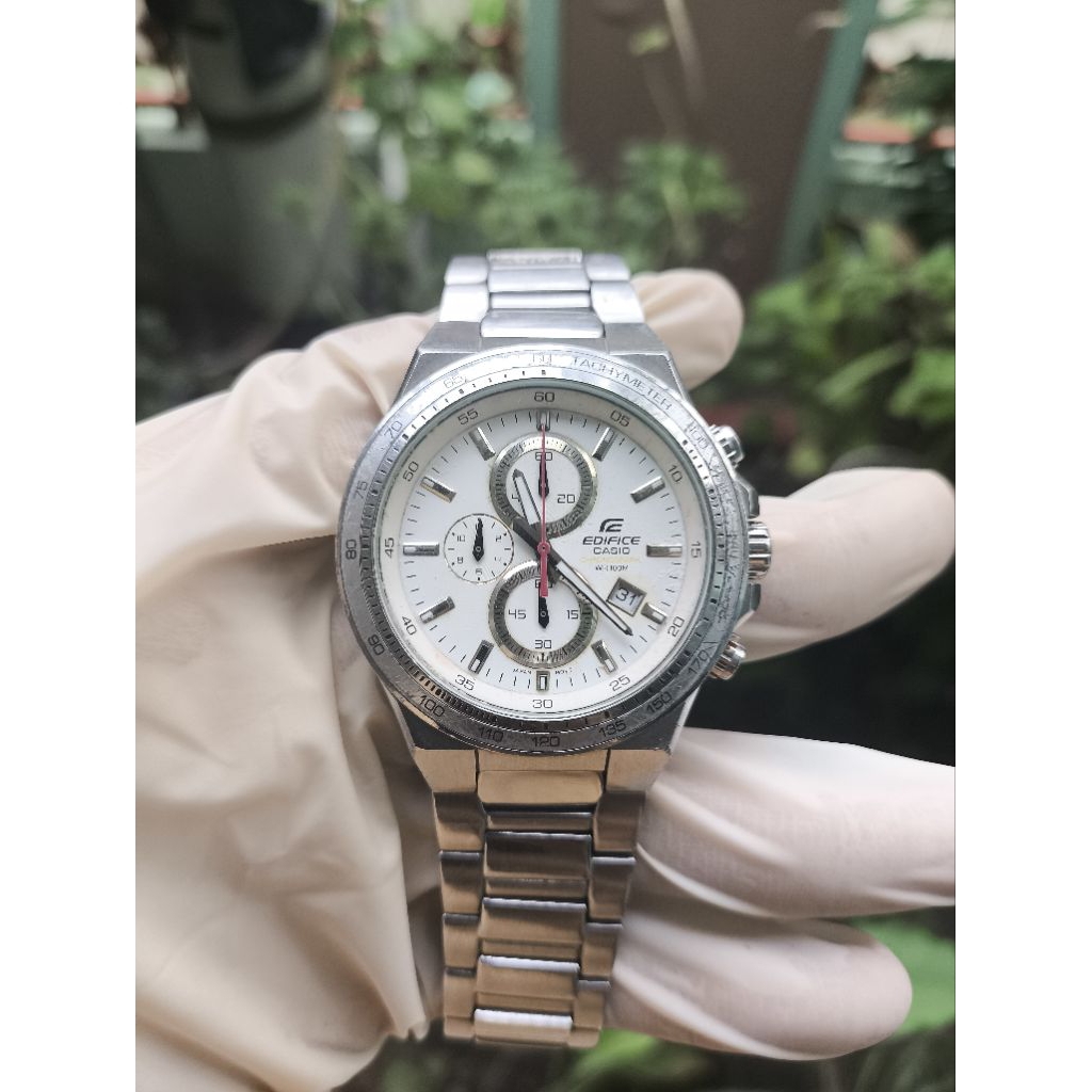 (Harga Net) Jam Tangan Casio Edifice EF-546 Chronograph Original Strap Rantai Bawaan Original Mesin 