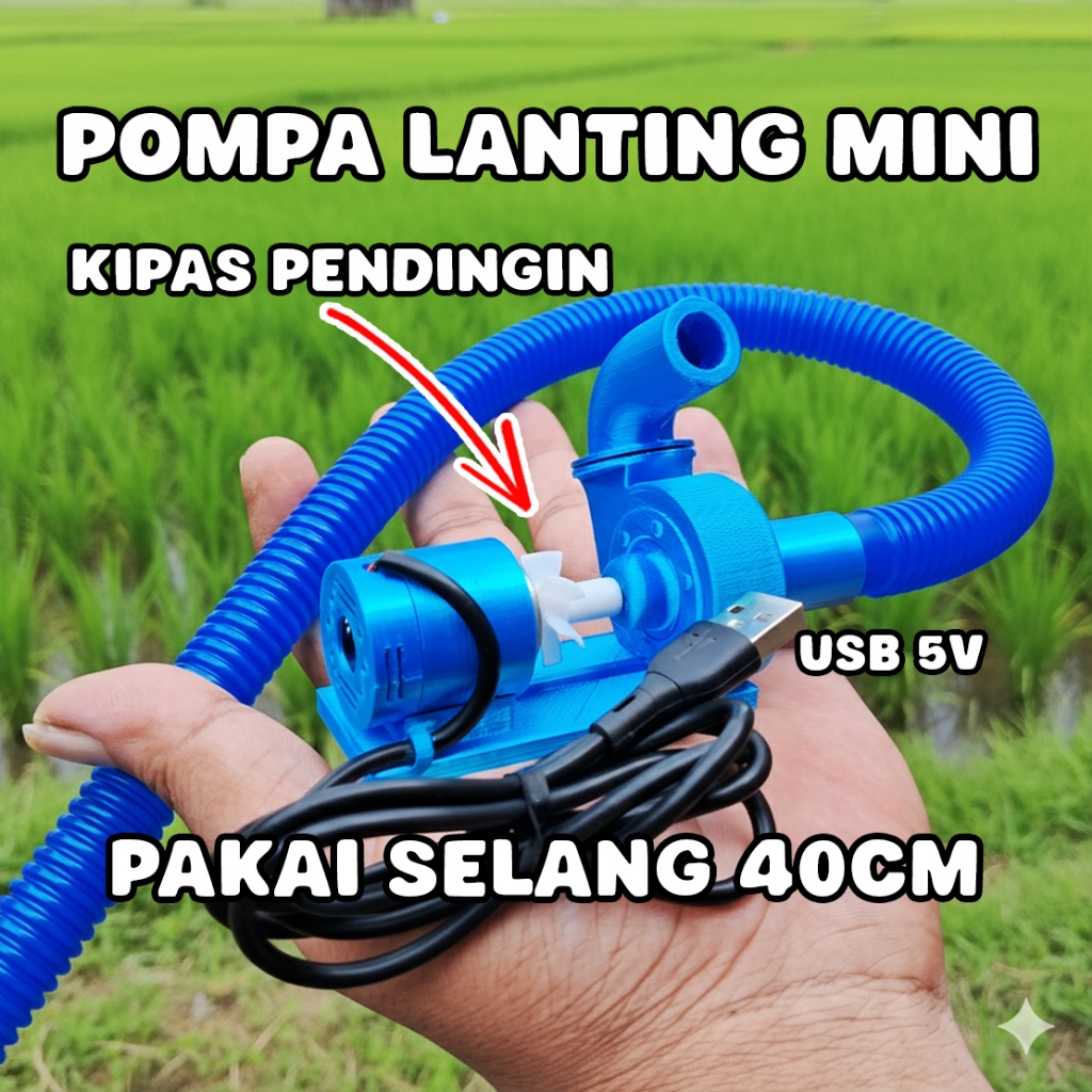 Miniatur Pompa Air Tambang Sedot Air Mantap / Miniatur pompa air lanting