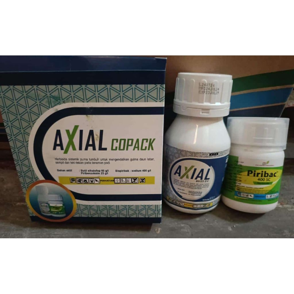 Herbisida purna tumbuh Axial Copack Mengendalikan Gulma Daun Lebar dan Daun Sempit Pada Tanaman Padi