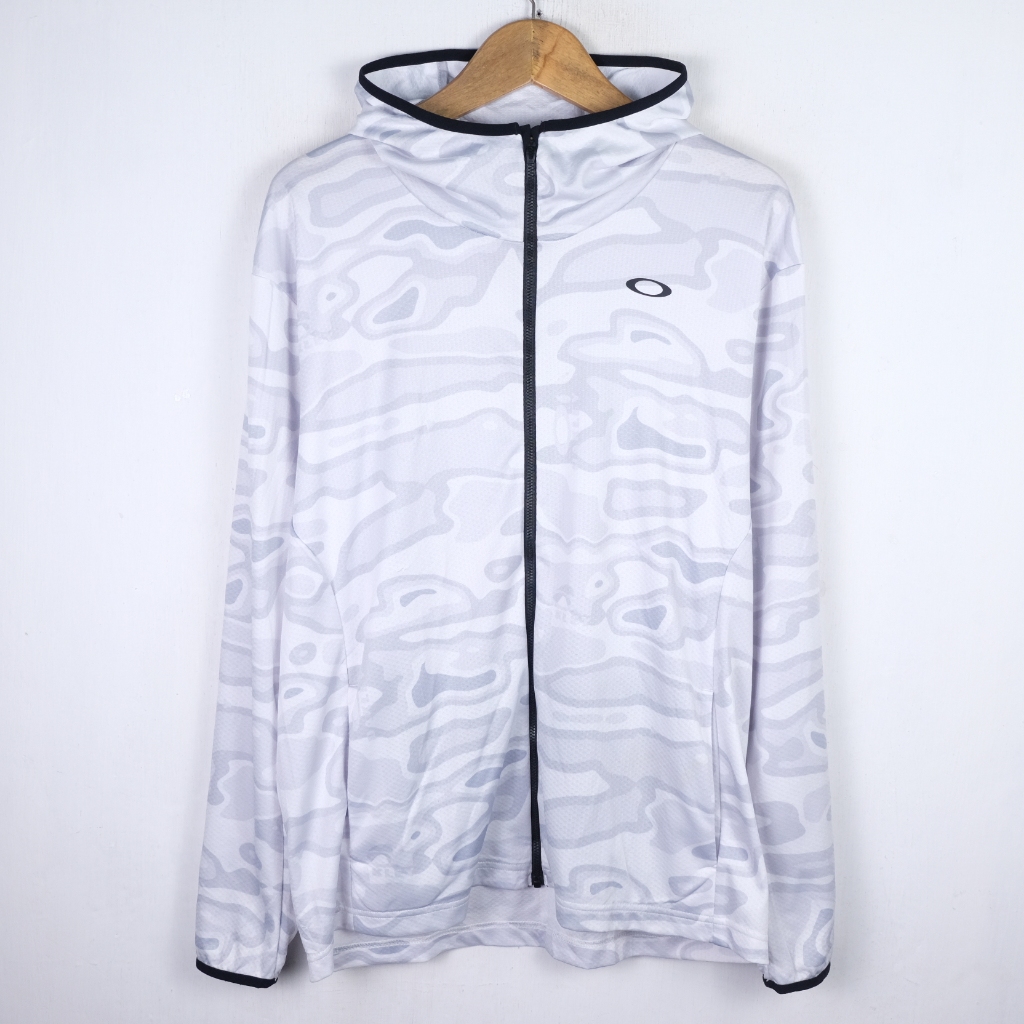 OAKLEY CAMOUFLAGE ZIP HOODIE HD44 SIZE L ORIGINAL PRELOVED