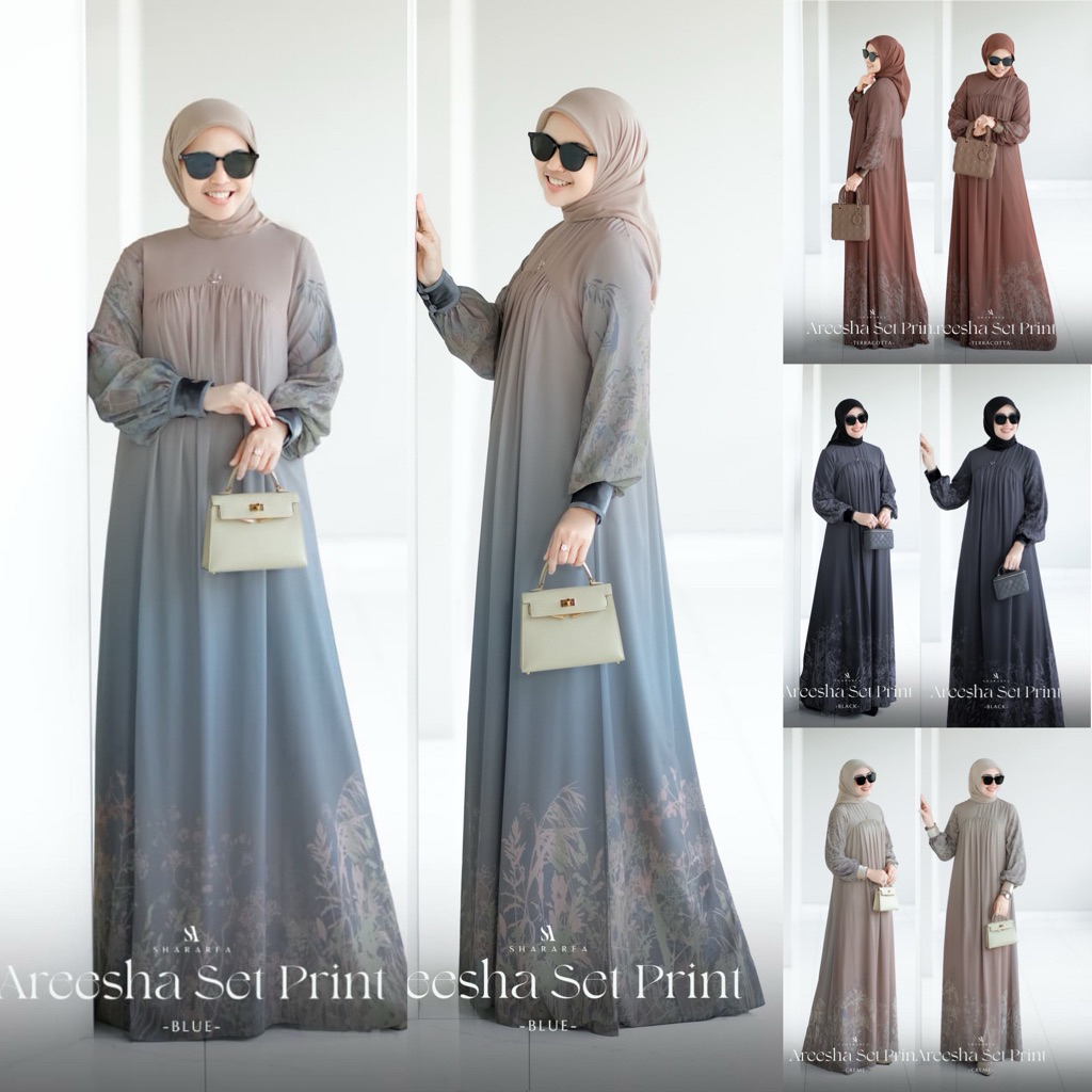 Areesha Set Print by Shararea | Dress & Scarf | New Arrival