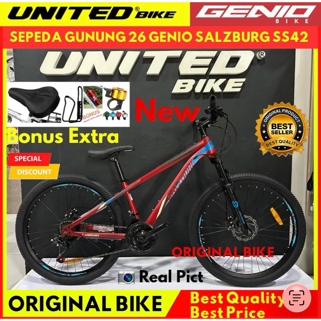 Sepeda Gunung 26 MTB Genio Salzburg SS 42 New Terbaru