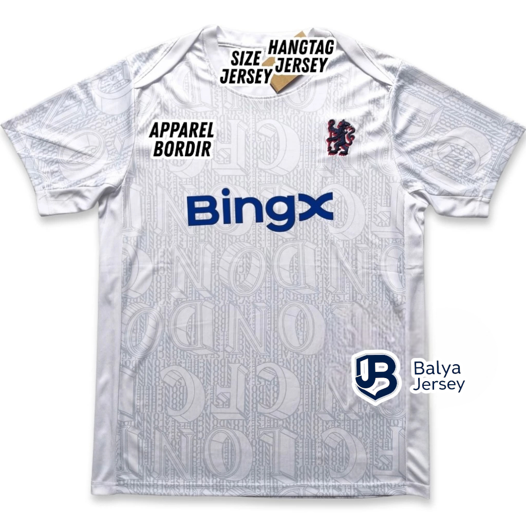 Jersey Fans Chelsea Training Prematch Latihan 25/26 Bordir