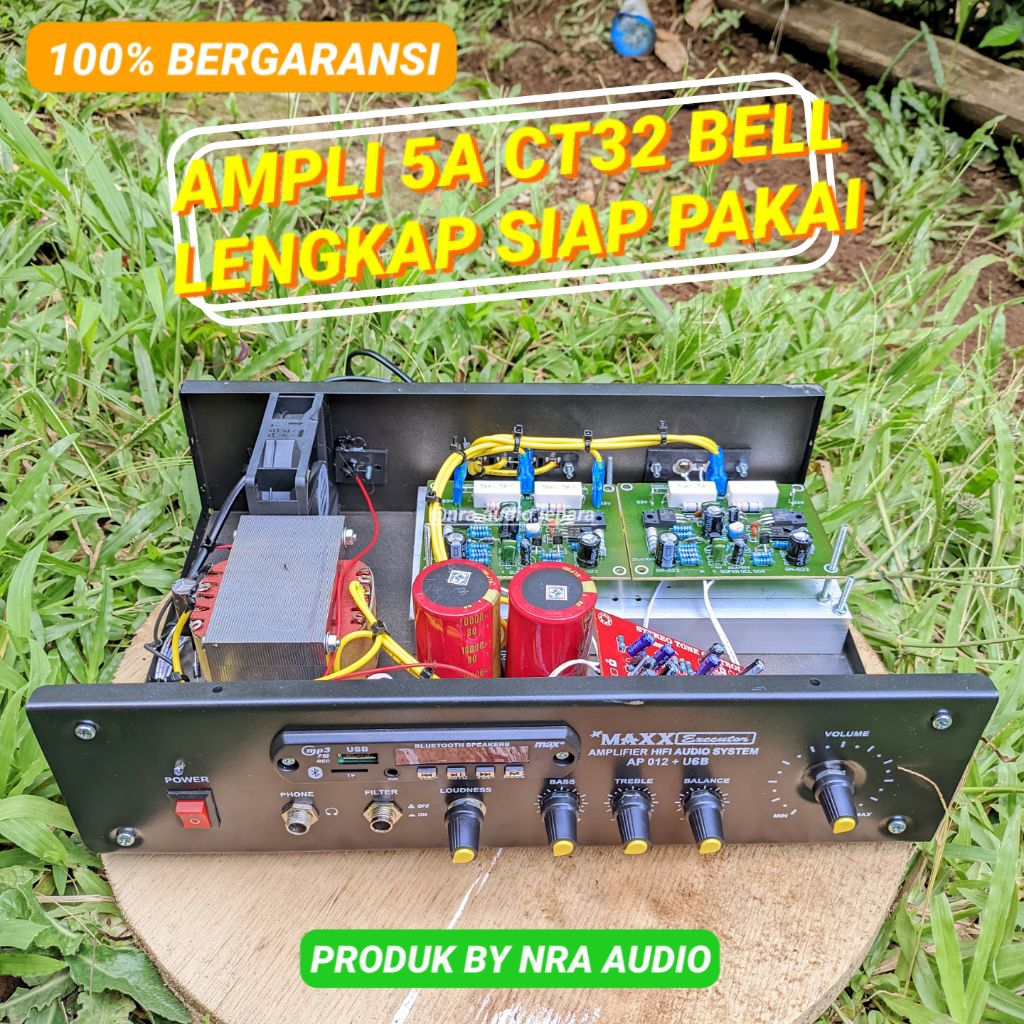 POWER AMPLIFIER 5A RAKITAN CT32 STEREO SUBWOOFER PISAH LENGKAP BLUETOOTH DAN SUBWOOFER AMPLI SIAP CO
