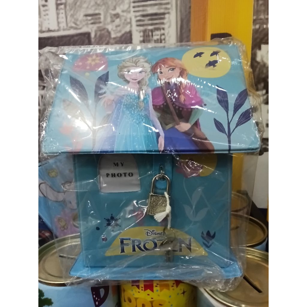 CELENGAN ANAK BENTUK RUMAH MOTIF LUCU