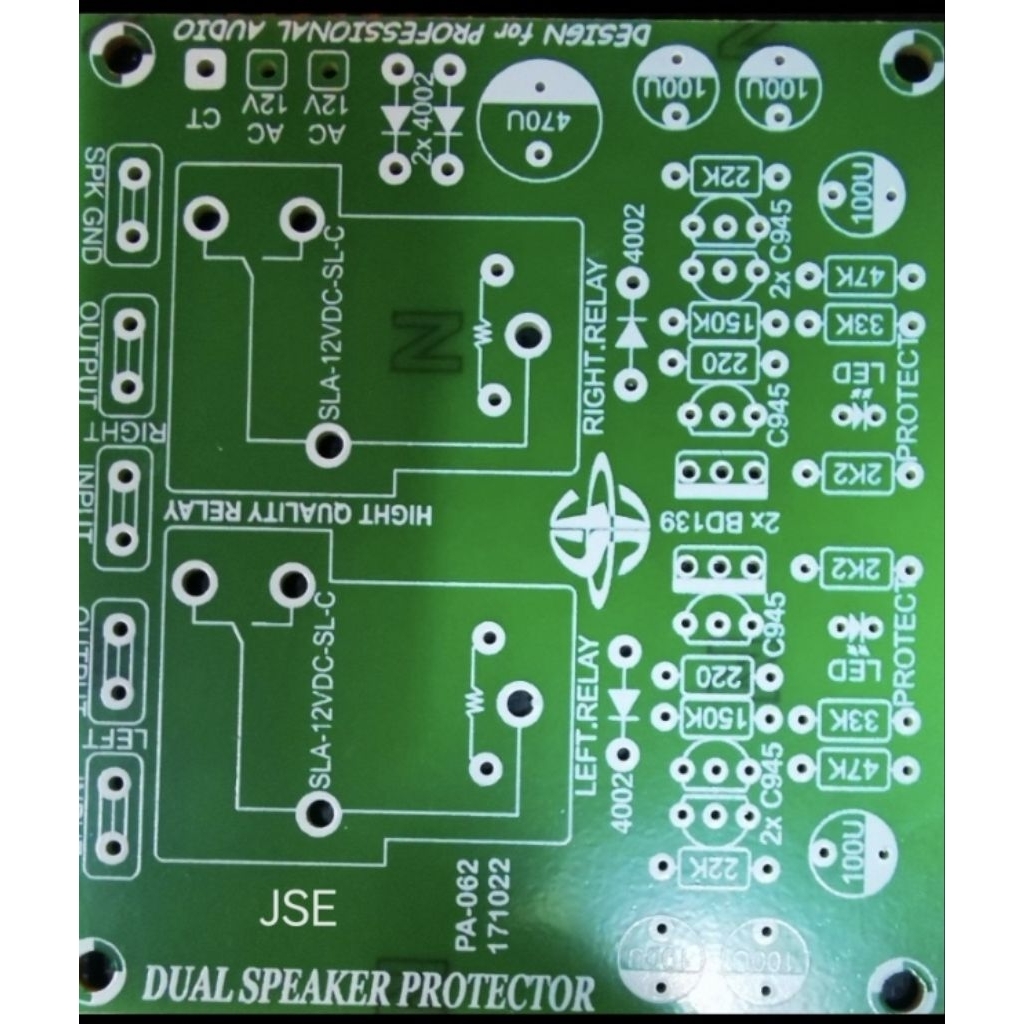 PCB DUAL LAYER SPEAKER PROTEKTOR