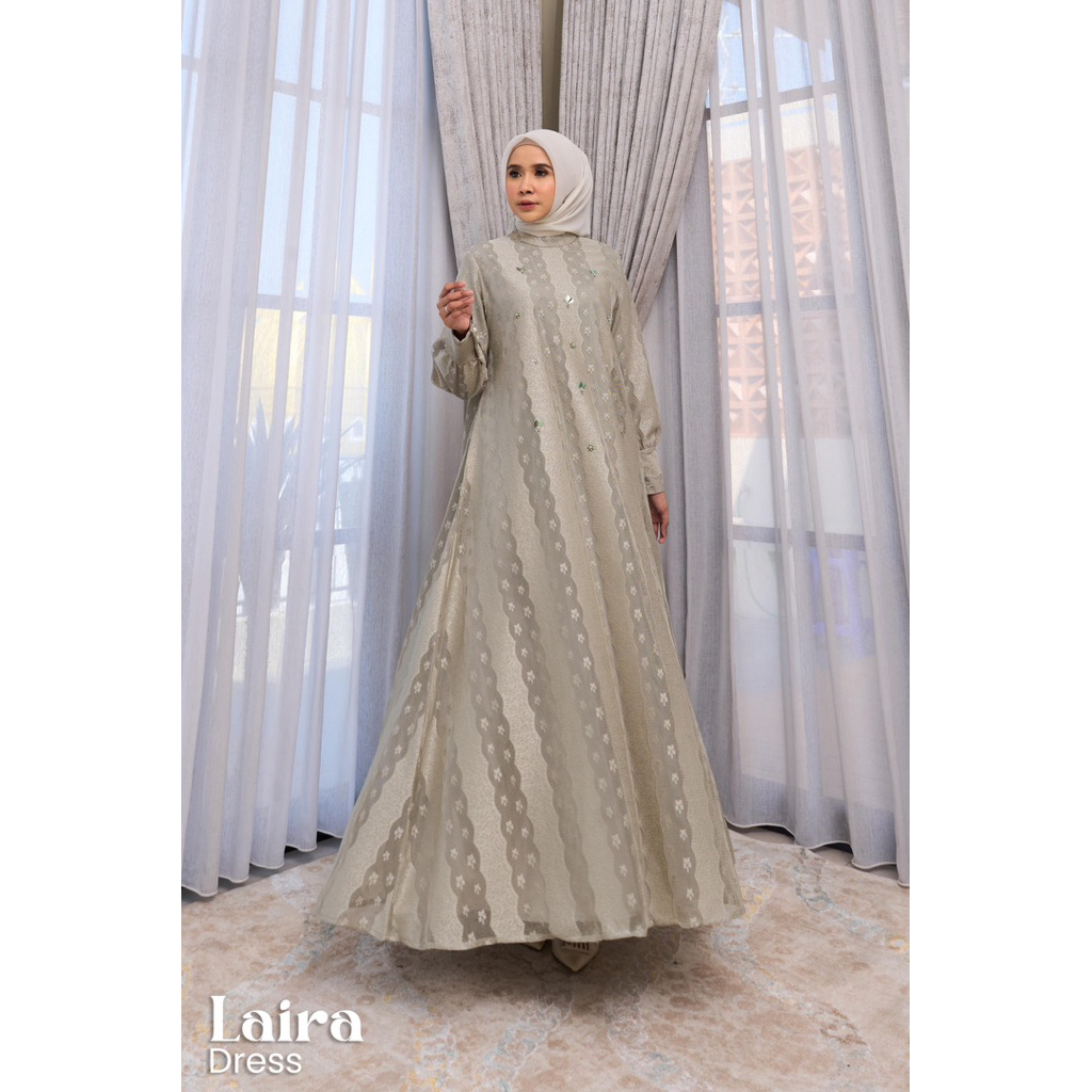 Laira Dress Gamis Terbaru by Marevi Ori / mohon cek sblm co y