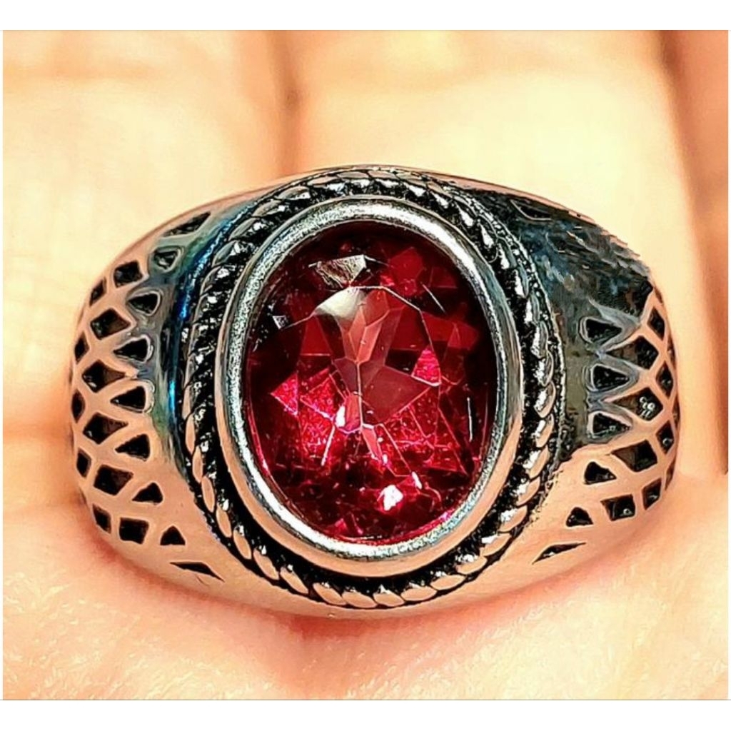 Batu red topaz natural