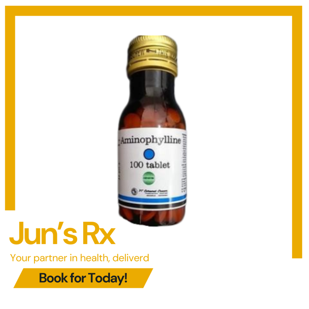 Aminophylline 200 mg Botol 100 Tablet | Asma | Aminophylin