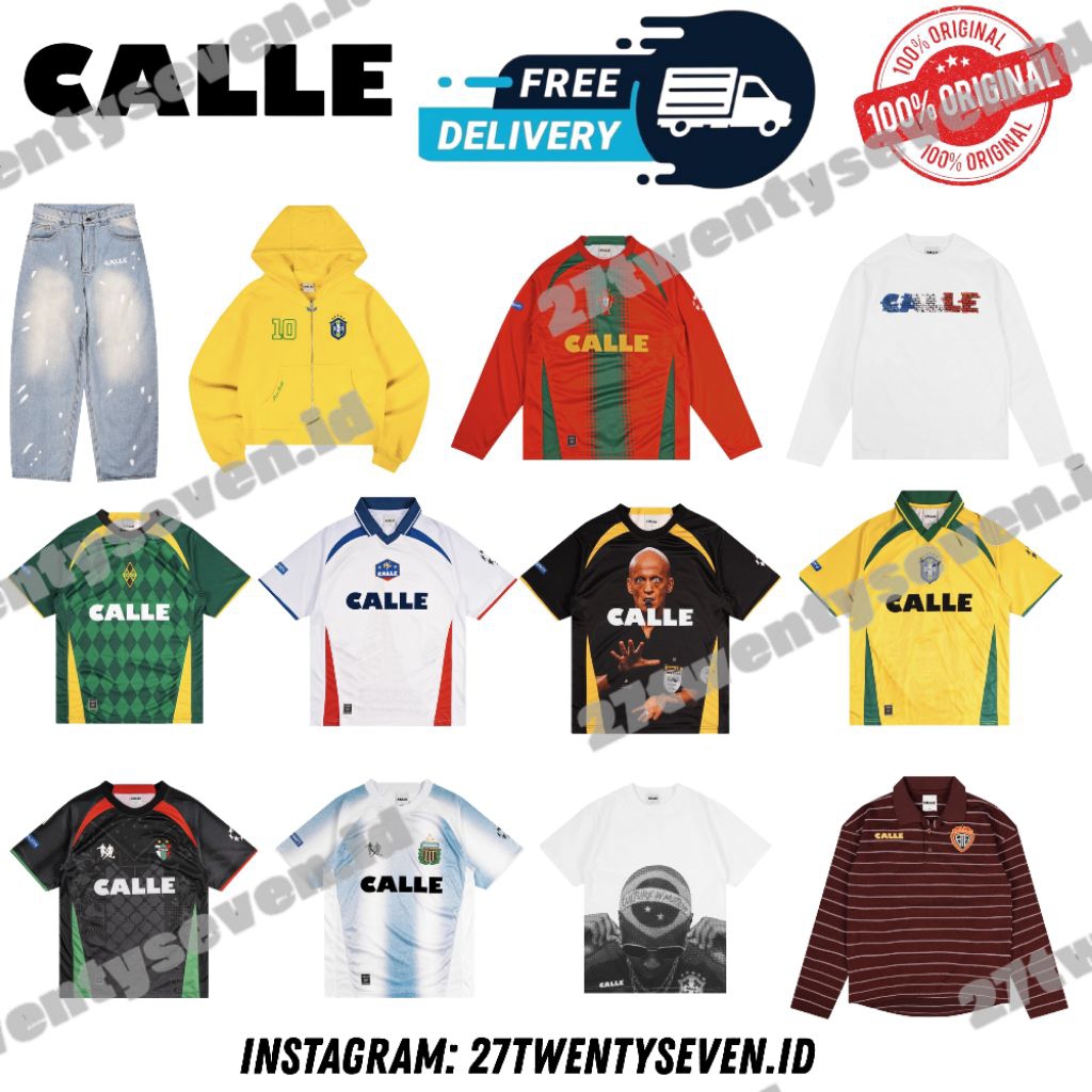 [ORIGINAL 100%] CALLEDELARACHE Polo || Argentina Jersey || Brazil Jersey || France Jersey || Jamaica