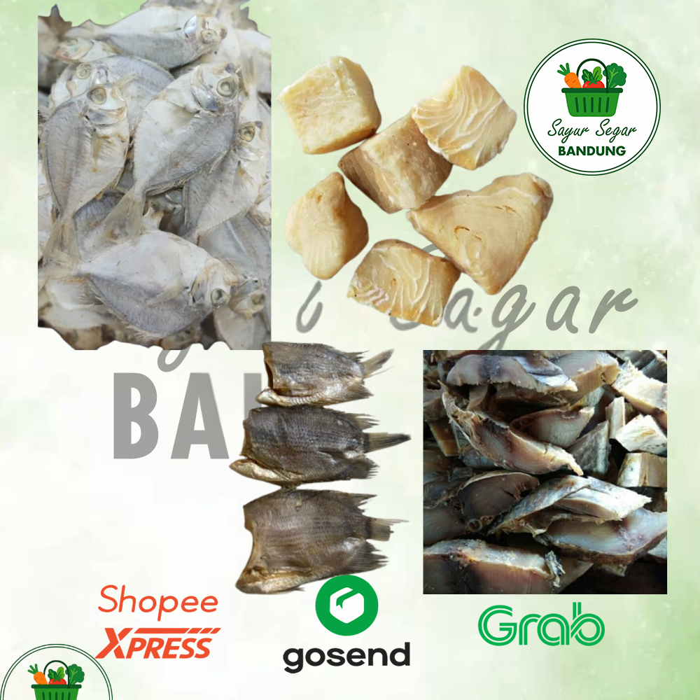 Ikan Asin Pepetek / Cucut Kulit / Tambak / Tongkol 100gr – Asli Segar