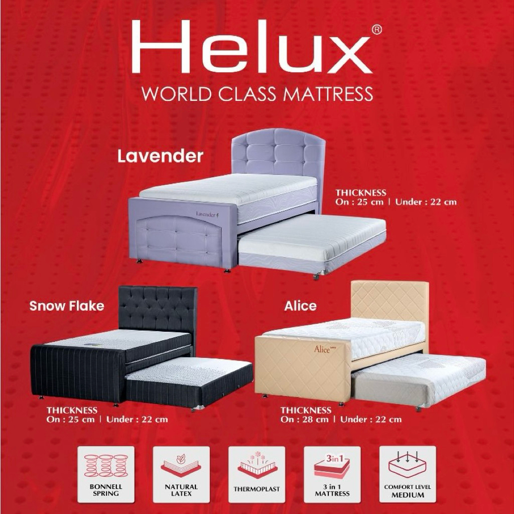 Bed Dorong Helux | Kasur Sorong Helux – Kasur Nyaman Original