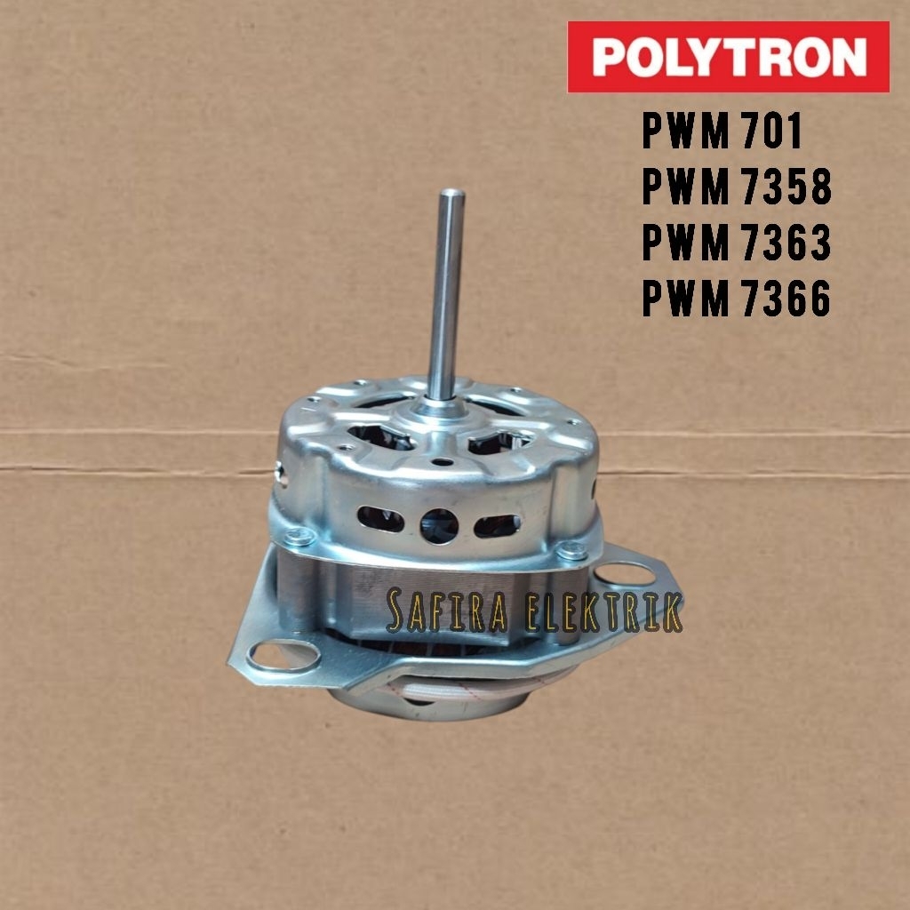 DINAMO WASH POLYTRON 7 KG PWM 701 7358 7363 7366 / MOTOR PENCUCI MESIN CUCI 2 TABUNG POLYTRON PWM701