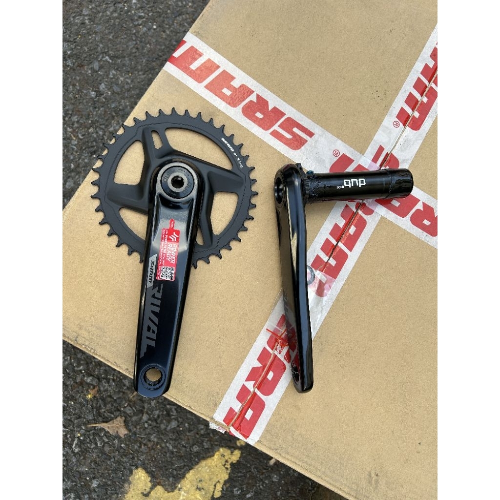 crank sram rival single chainring 38t roadbike gravel arm 172.5 dub 29mm