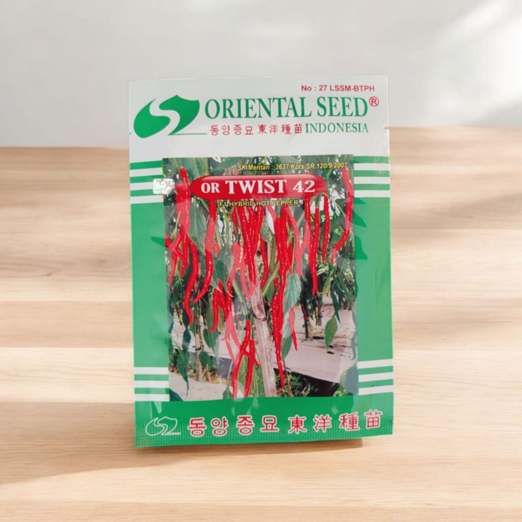 Bibit Cabe Keriting OR TWIST 42 ORI  exp.27/10/2027