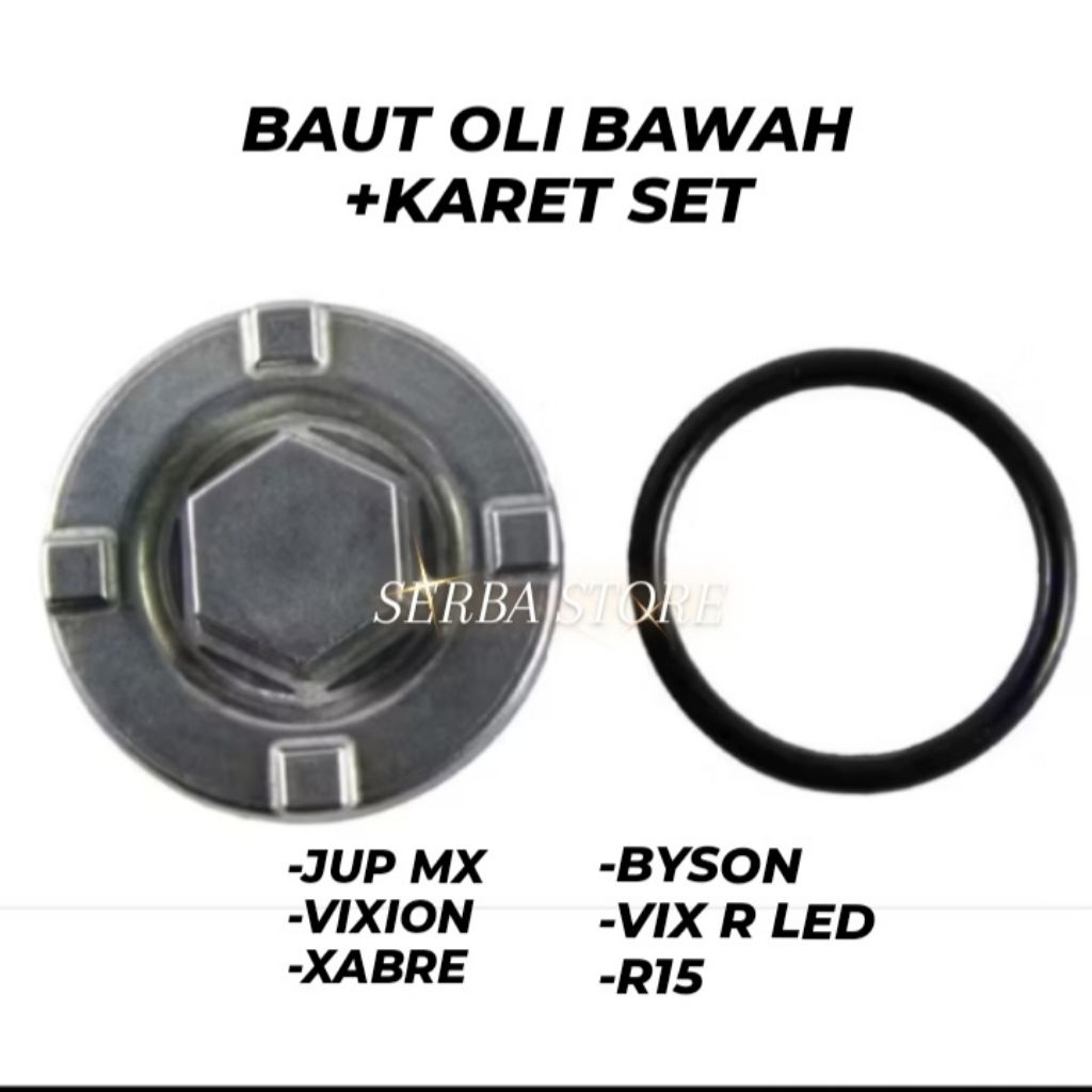 tutup oli bawah vixion jupiter mx baut oli bawah vixion byson r15 xabre