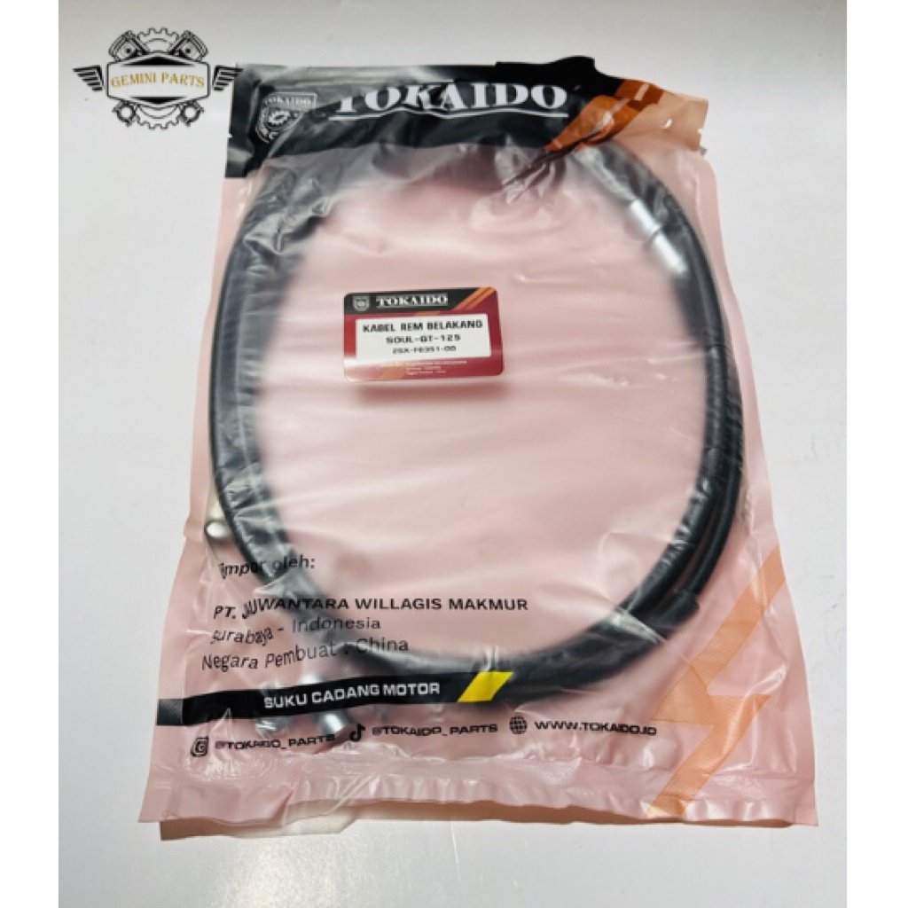 KABEL TALI REM BELAKANG MIO SOUL GT 125 TKD TOKAIDO