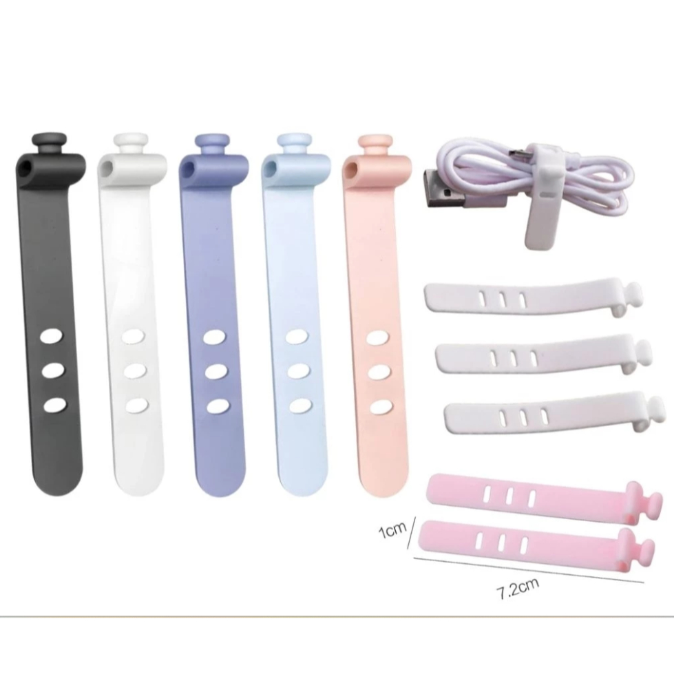 Pengikat Kabel Charger Penggulung Kabel HP Universal Klip