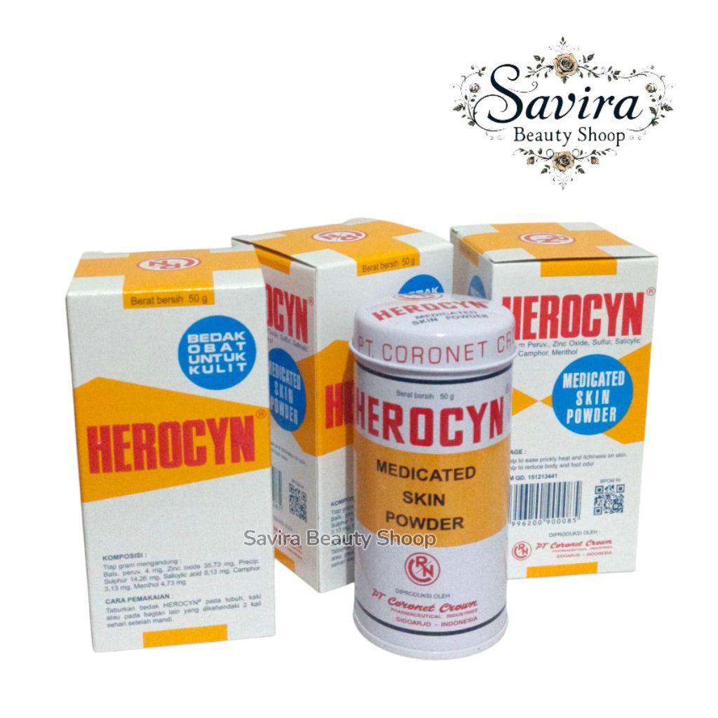 HEROCYN Bedak Untuk Gatal Dewasa & Anak Anak 50gr