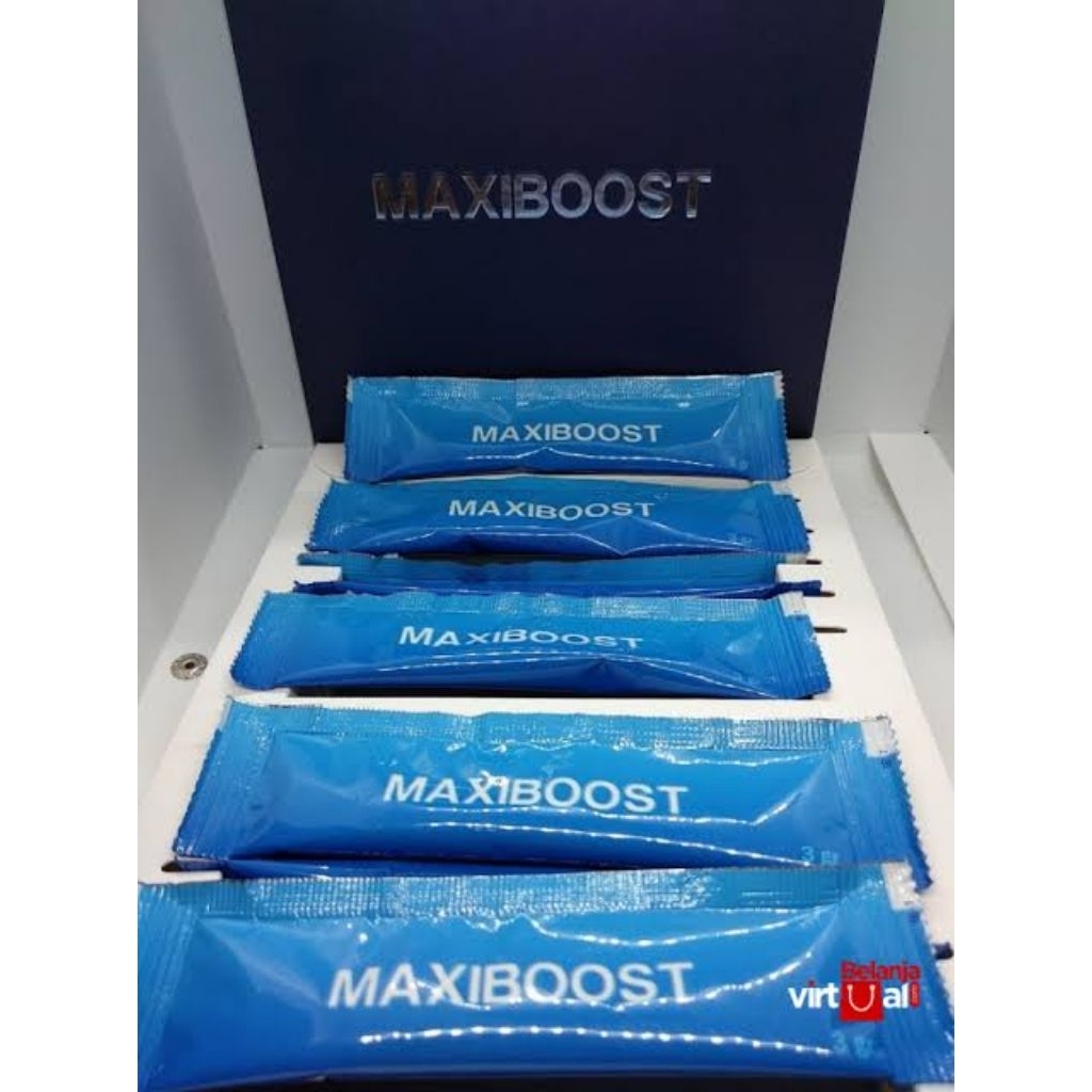 MAXIBOOST MAXI BOOST 100% ORIGINAL SUPLEMEN KESEHATAN PRIA 1 BOX ISI 10 SACHET