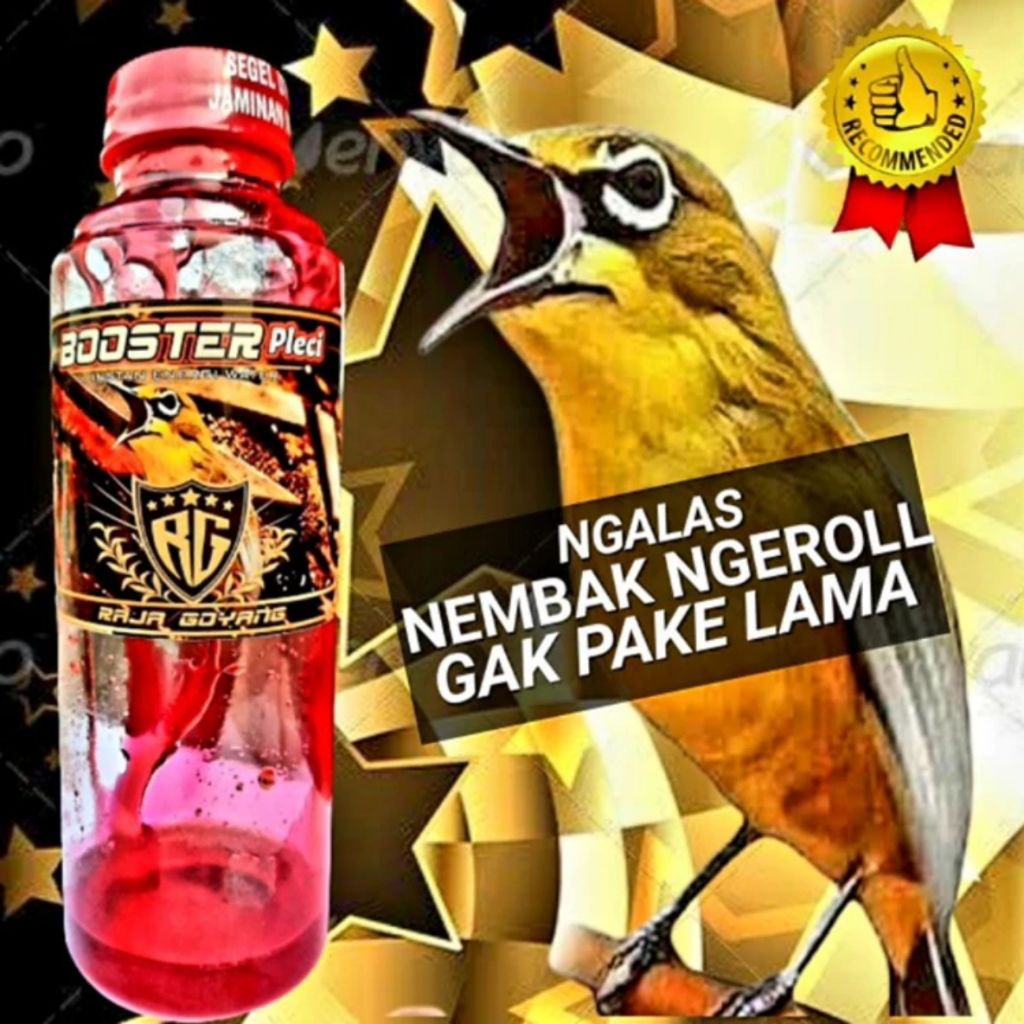 DOPING PLECI/BOOSTER PLECI/SIRUP PLECI/MINUMAN BURUNG PLECI BOOSTER PLECI /DOPING PLECI/SUPLEMEN PLE