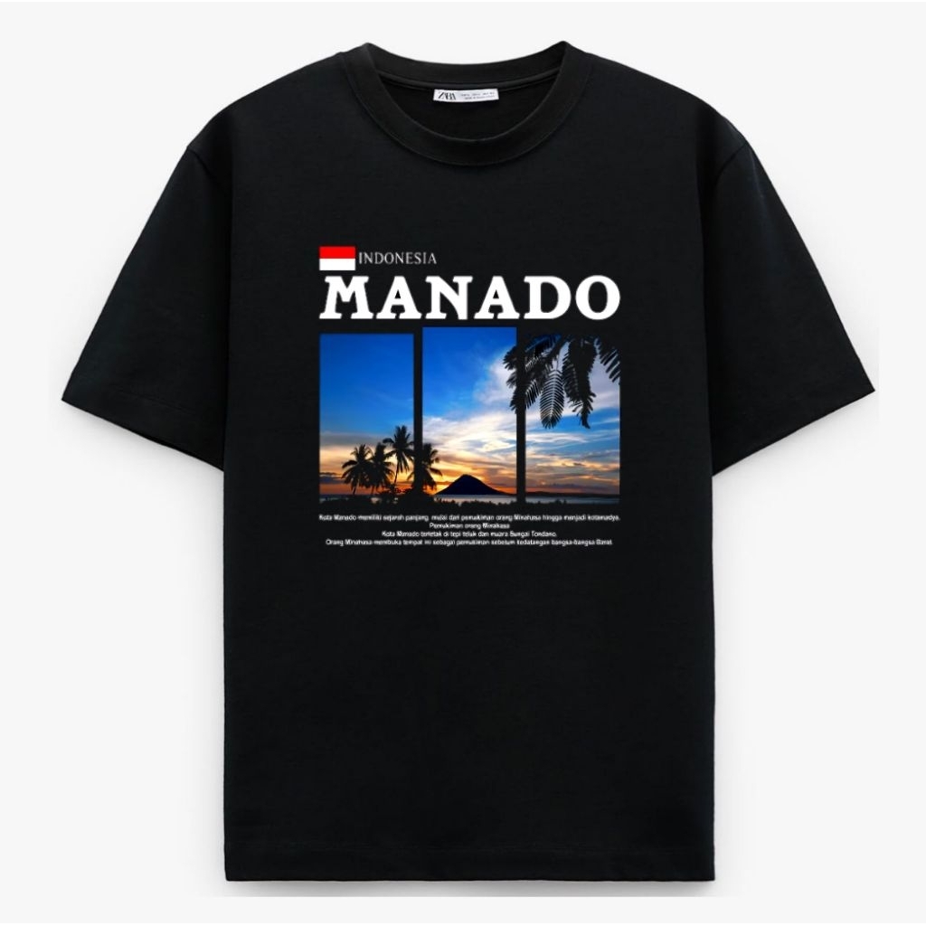 KAOS MANADO INDONESIA SEJARAH KOTA SPONSOR