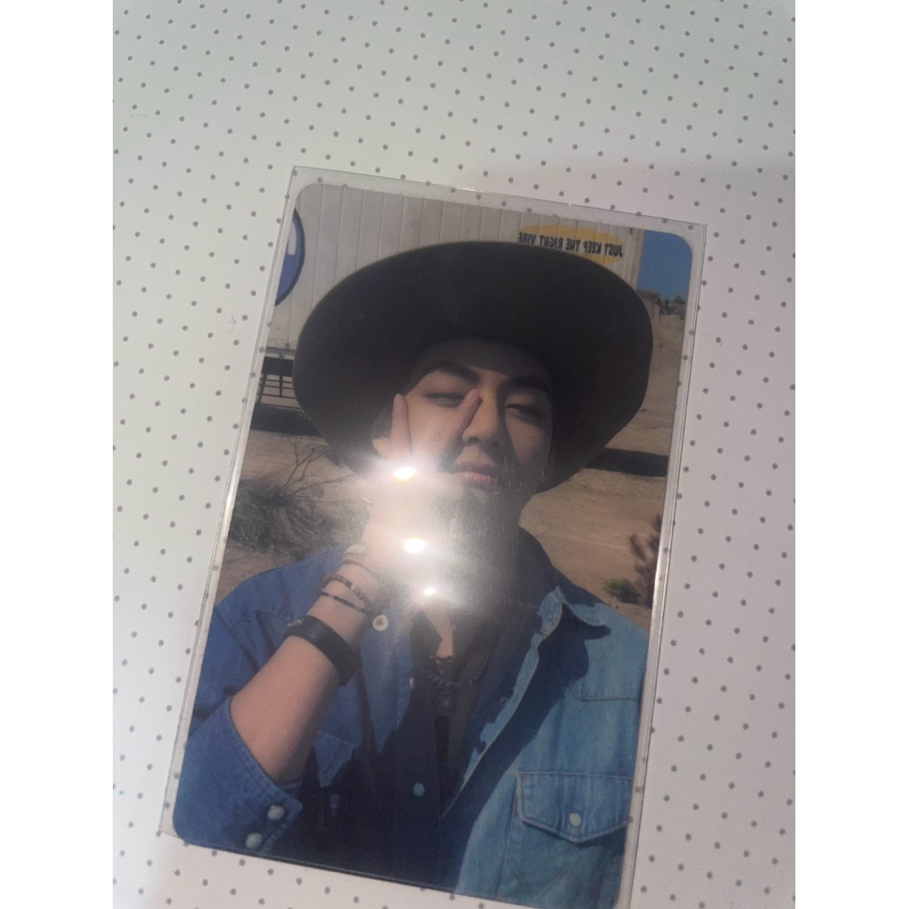 OFFICIAL PHOTO CARD BTS PTD LD M2U Taehyung, BUTTER Jungkook, Jin, RM