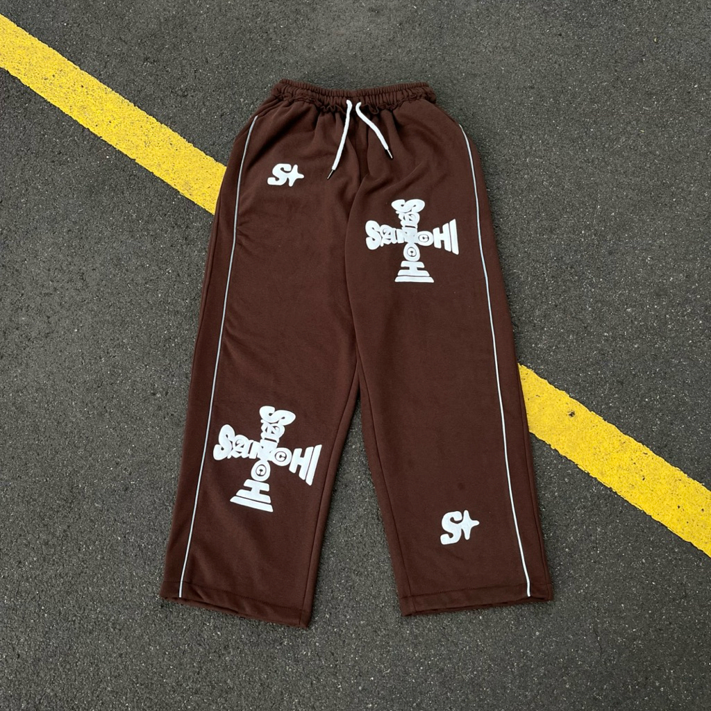 Sanchi Studios - Sweatpants  Dazzling Brown Unisex