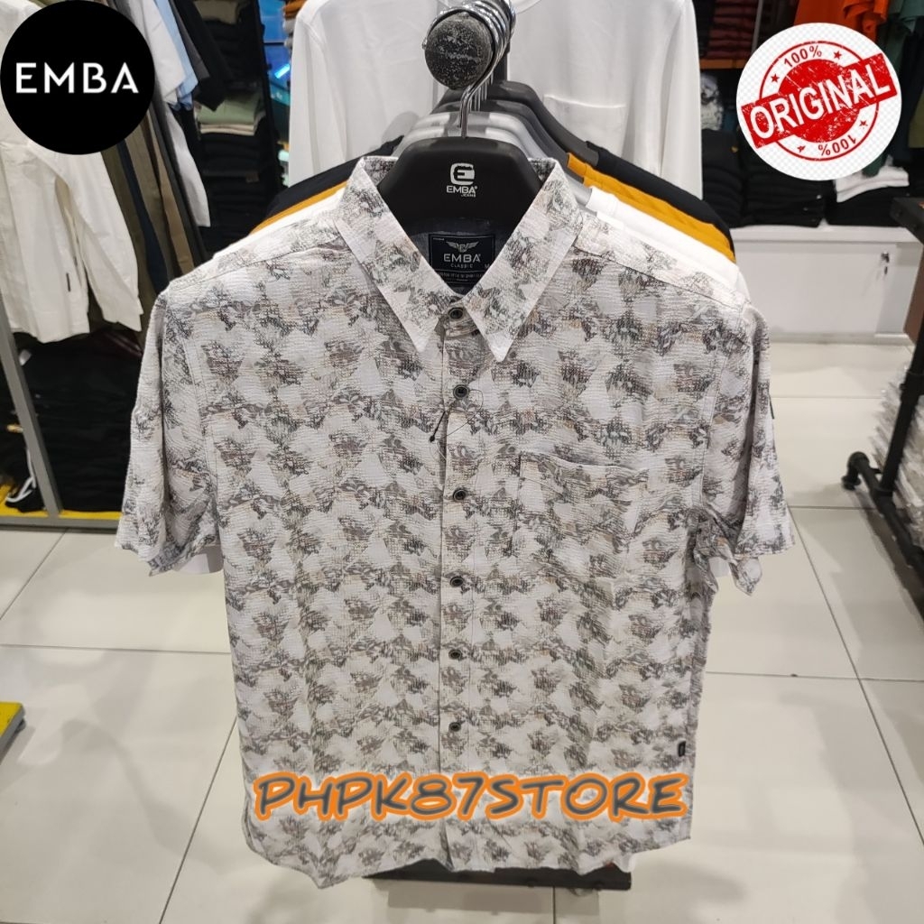 KEMEJA PENDEK EMBA CLASIC ORIGINAL PRIA MURAH
