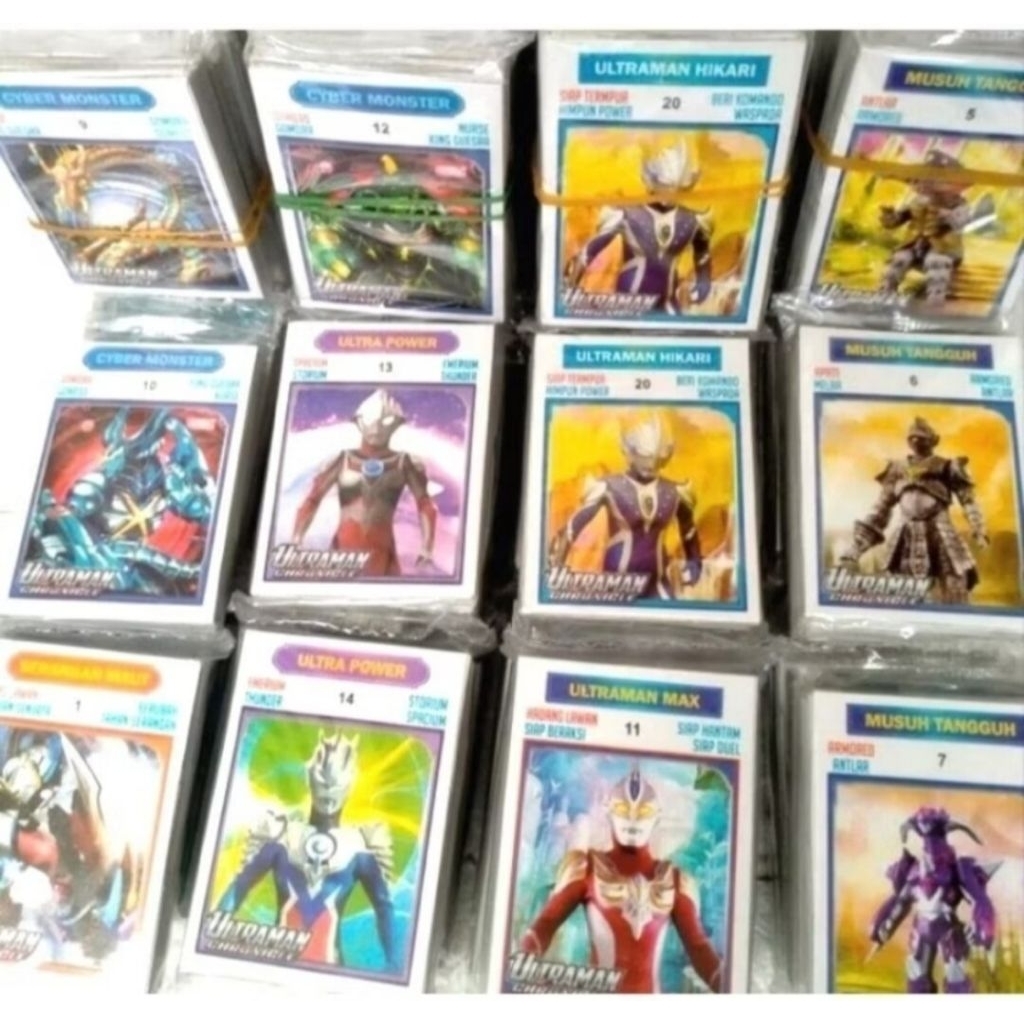 mainan anak game kartu kwartet karakter murah harga satuan perpcs kartu kuartet bergambar