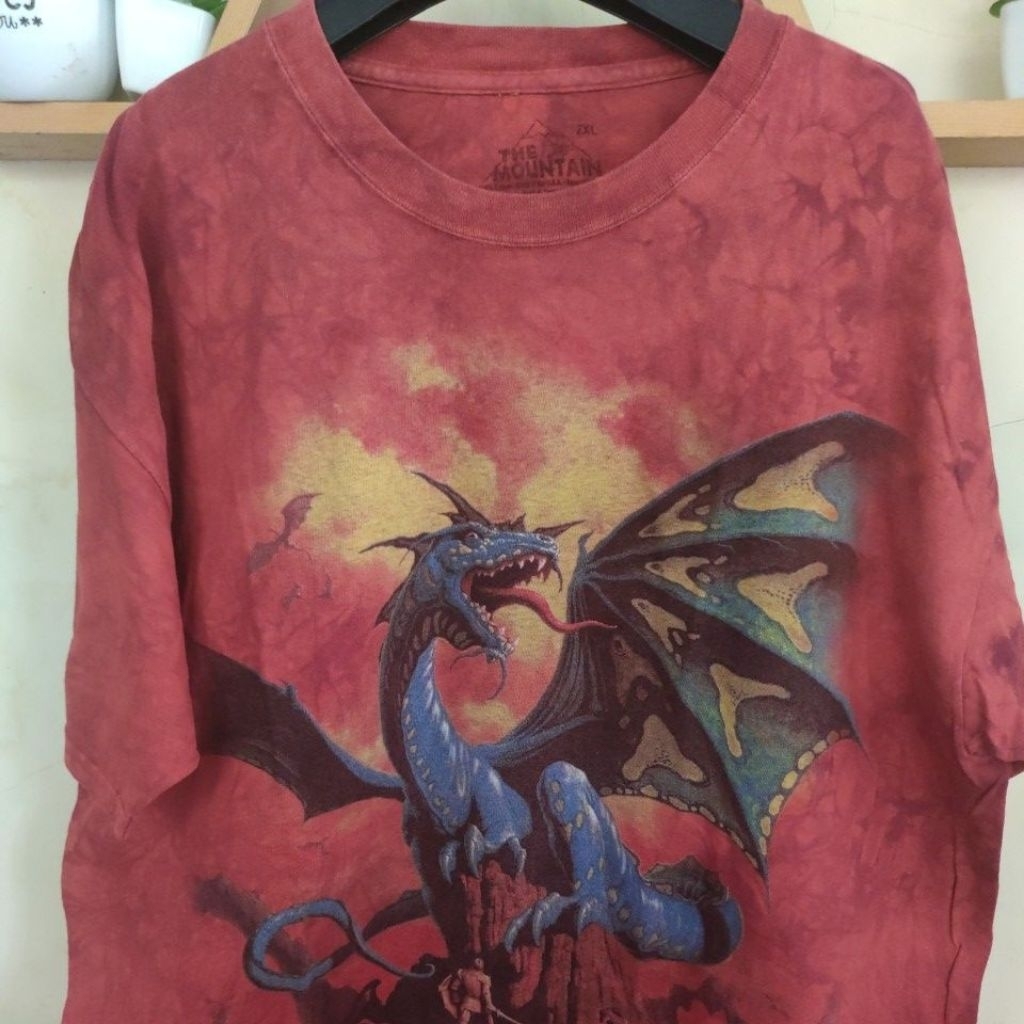Kaos Vintage Big Size The Mountain Dragon Series (Super Rare)