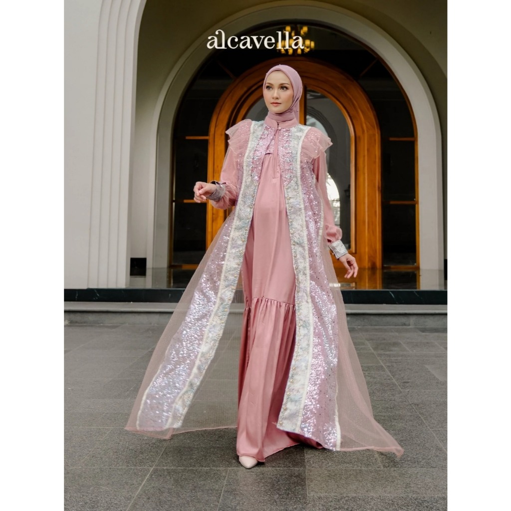 Alcavella - Sharadiva Ayaraa Series | Dress Muslim Baju Gamis Dress Mewah Anggun Terbaru Alcavella