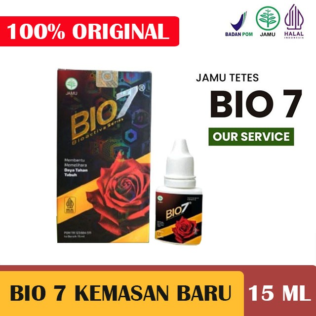 BIO7 BIO SEVEN BIO7, JAMU TETES HERBAL ORIGINAL 15ML