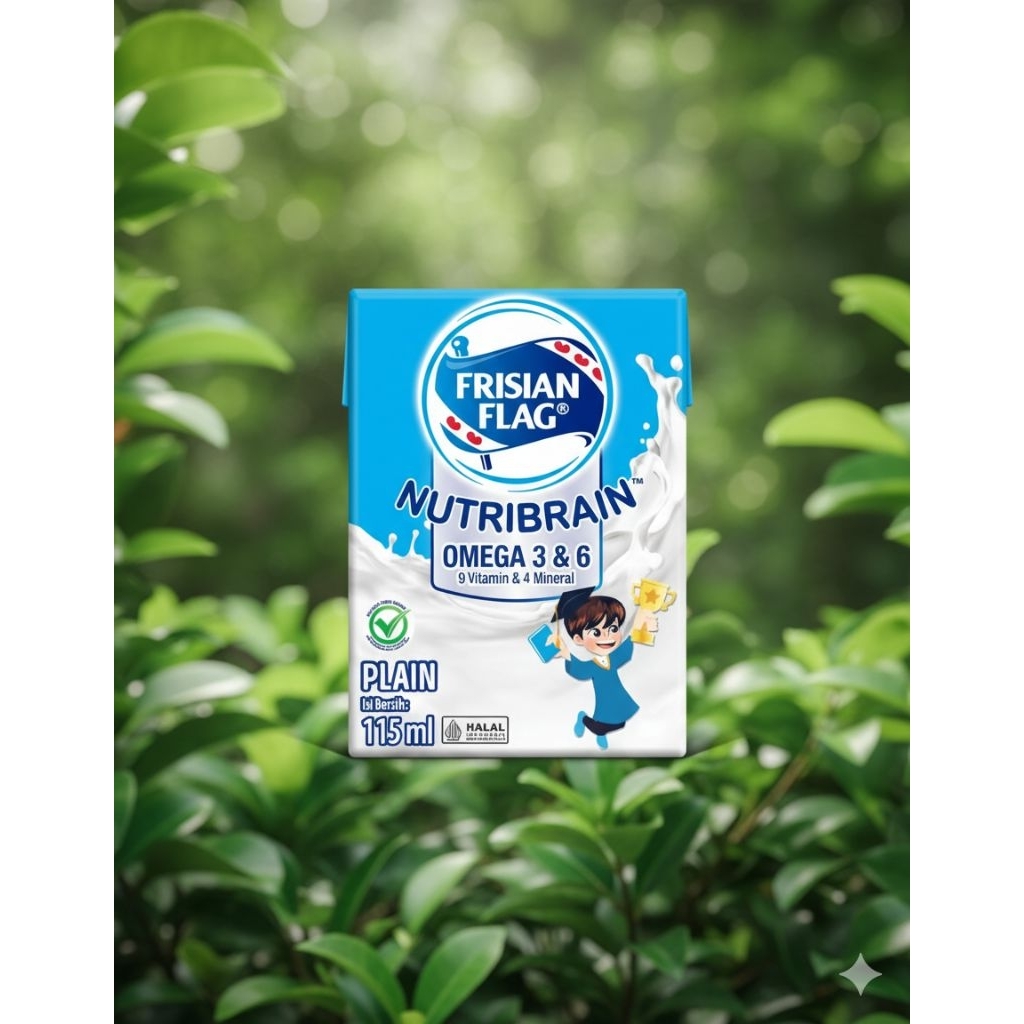 SUSU KOTAK FRISIAN FLAG PLAIN 110ML