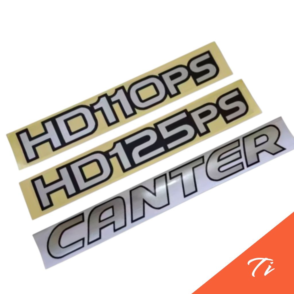 stiker fuso canter / stiker HD125ps / stiker HD110ps