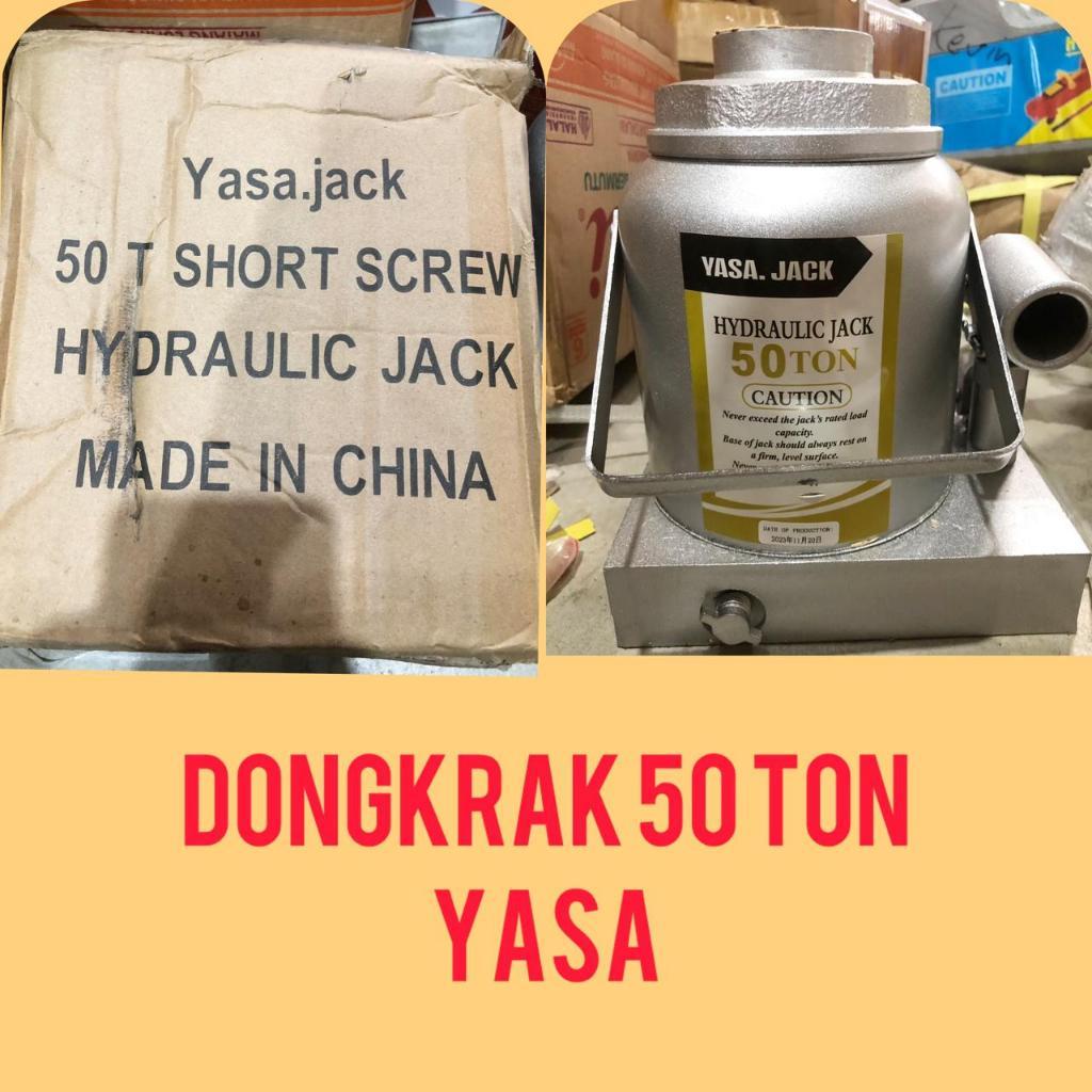 DONGKRAK BOTOL/BOTTLE JACK 50 TON YASA PENDEK