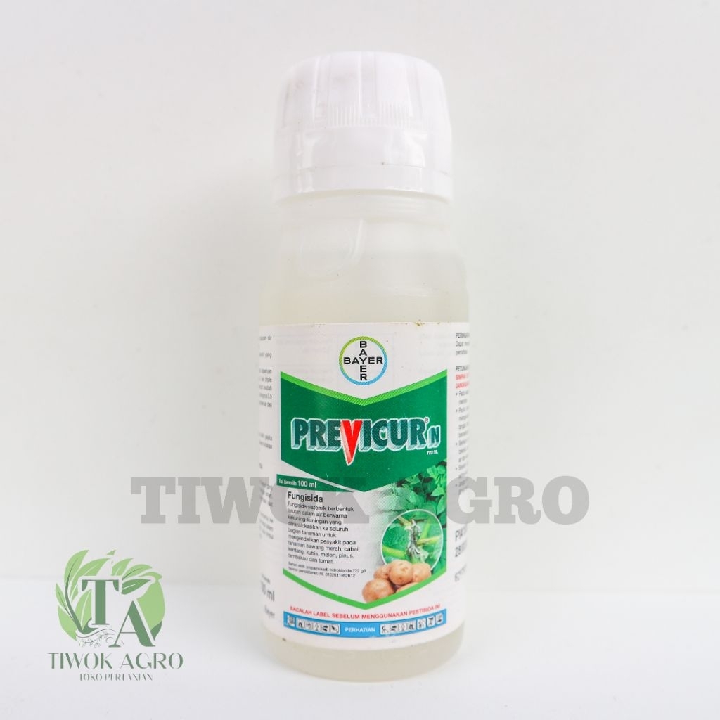 Previcur N 722 SL 100ml – Fungisida Sistemik Atasi Busuk Daun, Layu, Antraknosa | Untuk Cabai, Tomat